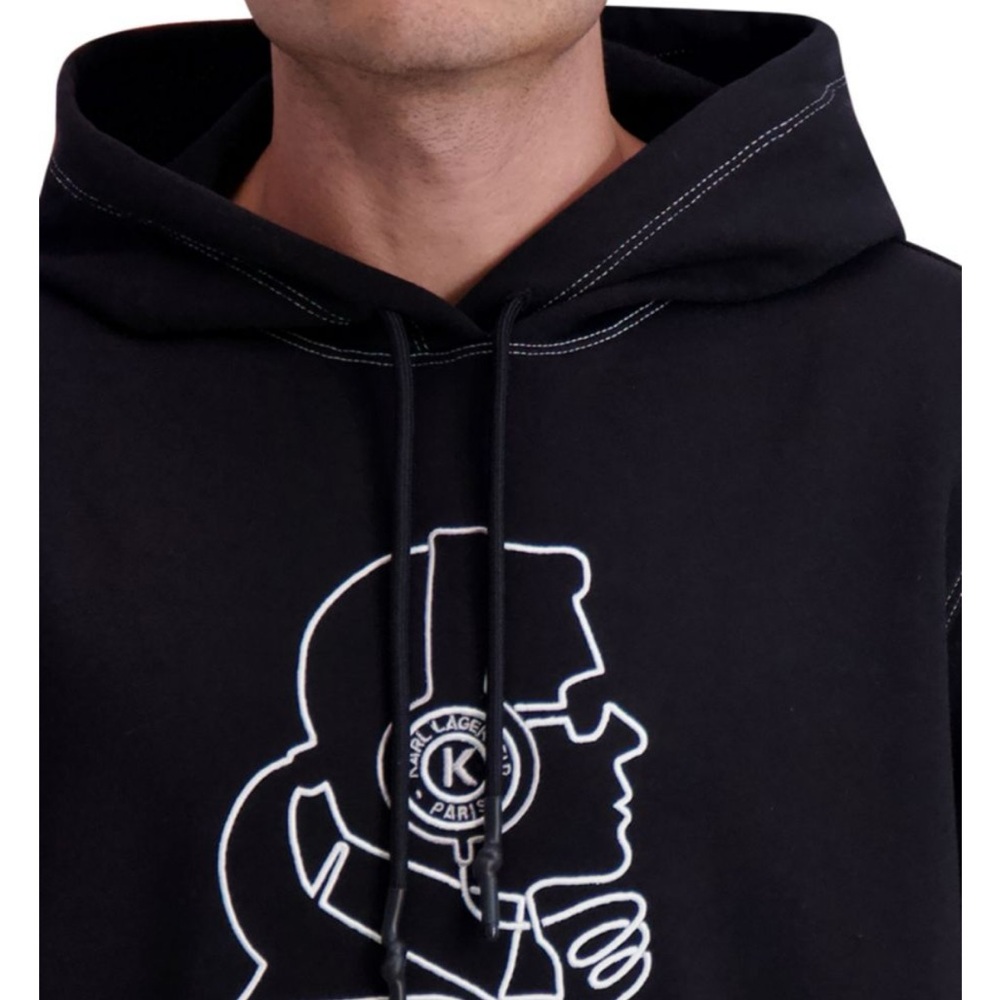NEW KARL LAGERFELD BLACK HOODIE